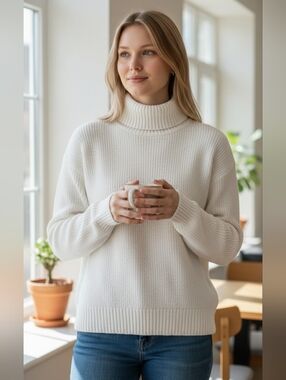 Aerie Oh-Snow-Soft Mock Neck Sweater